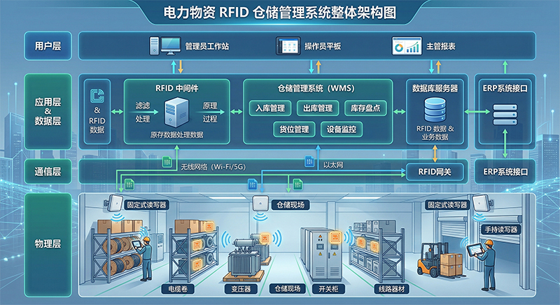 电力物资 RFID 仓储管理系统架构